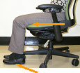 Office Ergonomics          > The  Chair  > Chair Height Adjustments