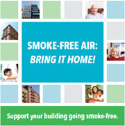 smokefree housing sign