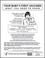 sample vaccine information statement