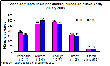 Tuberculosis Cases by Borough