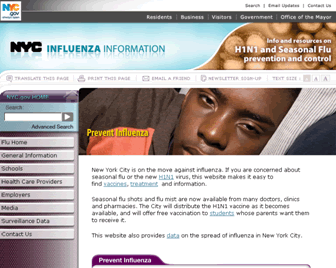 NYC influenza Information