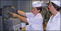 restaurant staff and equipment