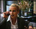 woman talking on phone