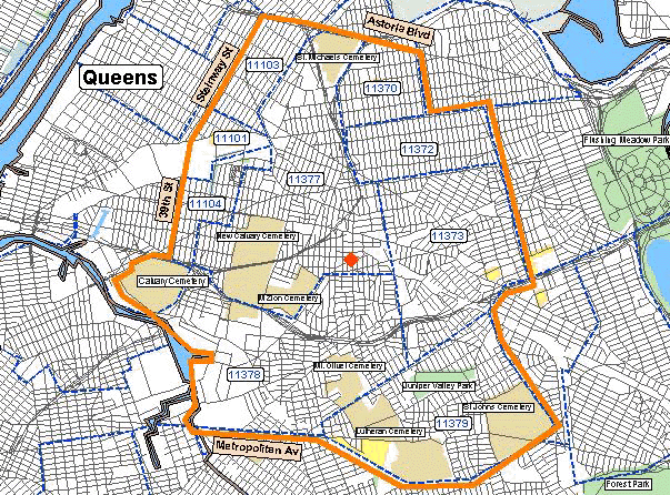 Woodside, Queens Spray Zones