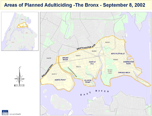Bronx Spray Zones