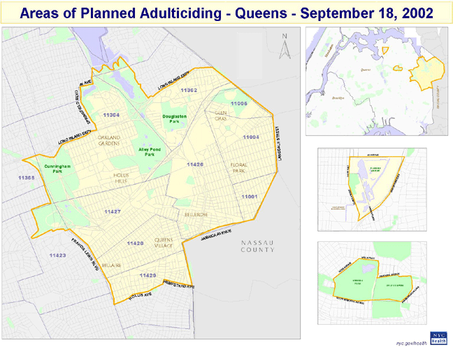 Queens Spray Zones