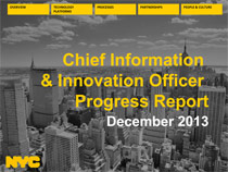 Chief Information & Innovation Office Progress Report