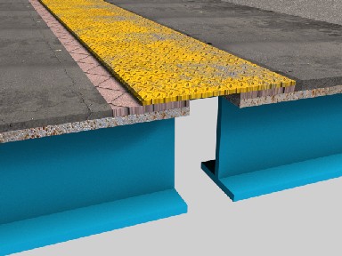 Rendition of Expansion Joint Improvement
