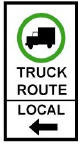 Truck Route Local