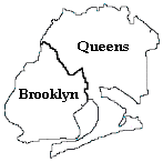 Image of Brooklyn and Queens Map