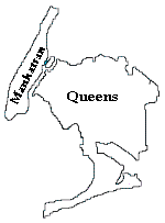 Image of Manhattan and Queens Map