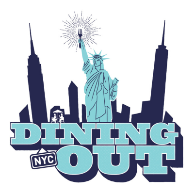 Dining Out N Y C logo for outdoor dining program