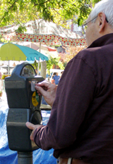 Paying the meter