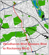 Woodhaven Blvd Map