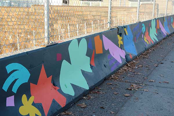 Bounce by Brittany Baldwin. Presented with New York Cares. Queens Boulevard between Woodhaven Boulevard and 59th Avenue, Queens. Bounce by Brittany Baldwin. Presented with New York Cares. Queens Boulevard between Woodhaven Boulevard and 59th Avenue, Queens.