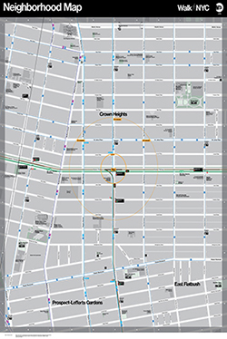 WalkNYC sign