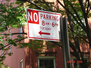 No Parking Sign