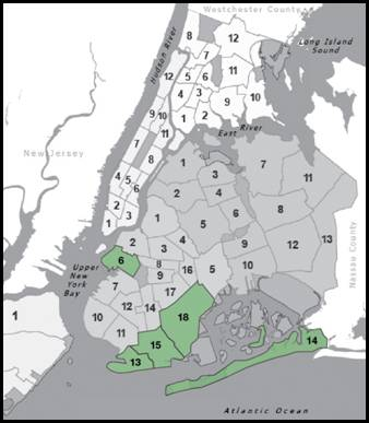 map of ASP Suspensions in the City