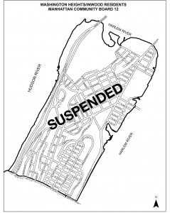 This map indicates where street cleaning regulations will be suspended starting April 29 This map indicates where street cleaning regulations will be suspended starting April 29