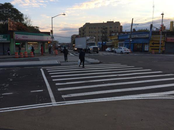 After: Hunts Point Avenue at Garrison Avenue After: Hunts Point Avenue at Garrison Avenue