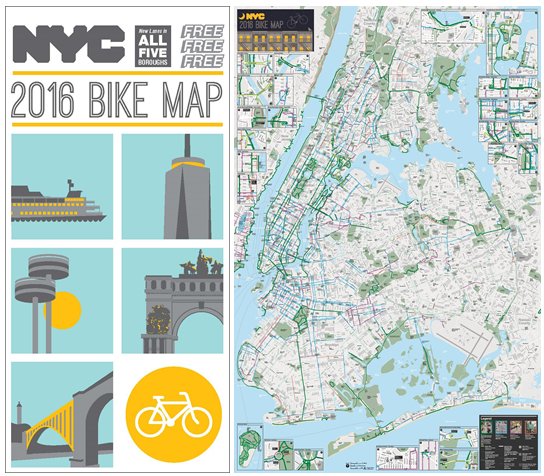 2016 NYC Bike Map