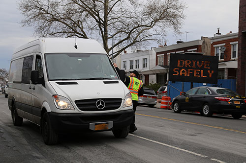 DOT Street Team Member and Motorist