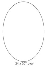 image of vertical oval