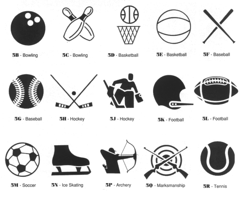 image of different sports figures