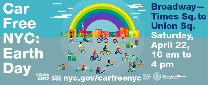 Car Free NYC: Earth Day Car Free NYC: Earth Day