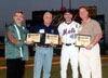 Mets Captain John Franco salutes Sanitation Department