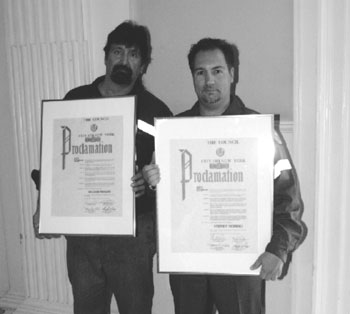 Sanitation Workers William Whalen and Steven Urcinoli