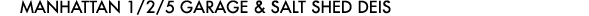Sanitation Garage & Salt Shed for Manhattan Districts 1,2 & 5: Draft Environmental Impact Statement