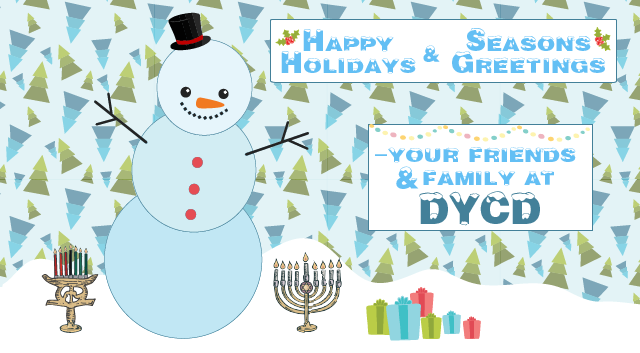 happy holidays from DYCD