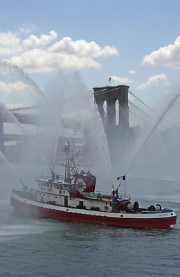 FDNY 4th Annual Blessing Of The Marine Fleet South Street Seaport Pier 17 - New York, NY - June 17, 2005