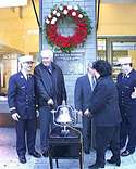 Guests Gather around the ceremonial Bell