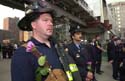 Firefighter with rose.