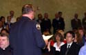 View of Service at Fire Dept. Headquarters