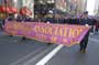 Members of the FDNY Columbia society marching in the parade