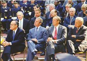 Politicians show up to pay their respects