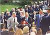 Mayor giving a memorial