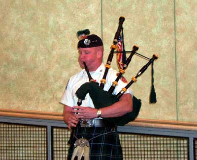 Firefighter Joe Duggan plays