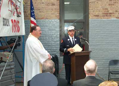 Capt Russo and Father John