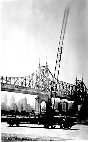 Ladder 7 with Brooklyn Bridge in background