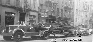 Ladder 13 open cab