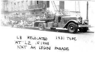 Old Ladder 8 apparatus