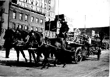 Horse drawn Ladder Company
