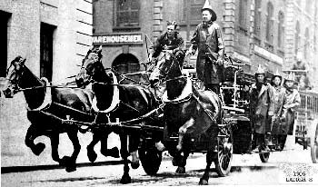 Horse drawn Ladder Company