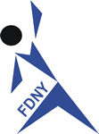 Abstract graphic of person streatching
