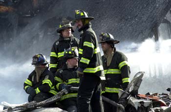 Amidst the debris