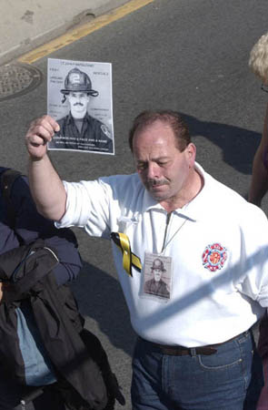 Memorial Services at Ground Zero, September 11, 2003